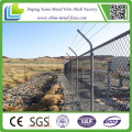 Hot DIP Galvanized Standard Security Chain Link Fence with Barbed Wire